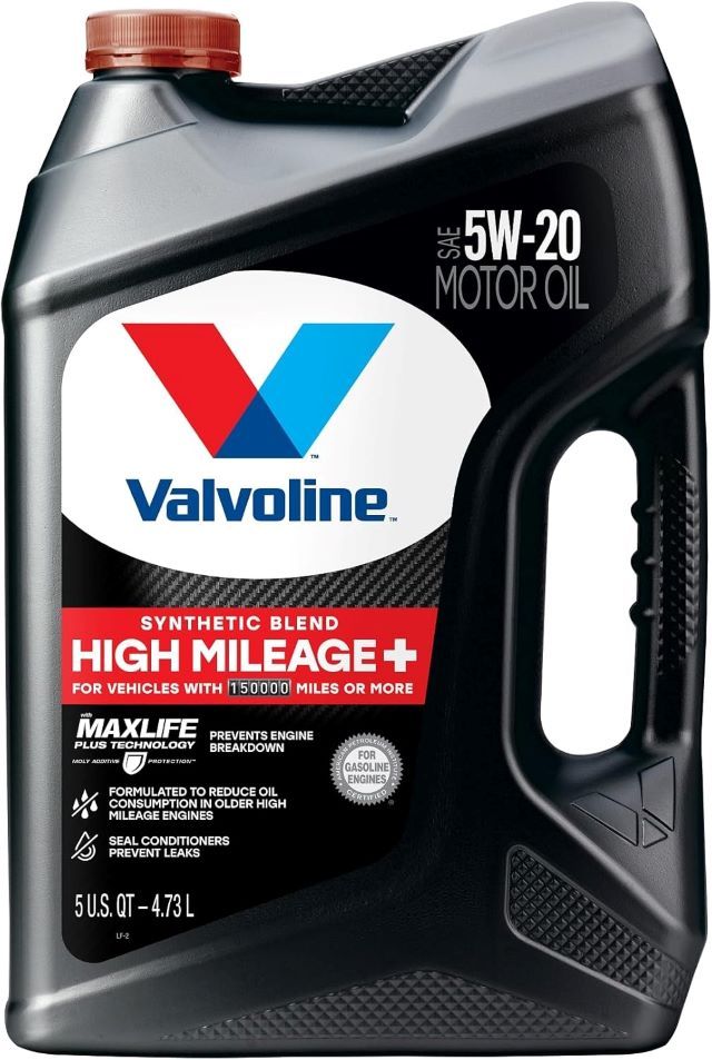 5W-20 high mileage engine oil