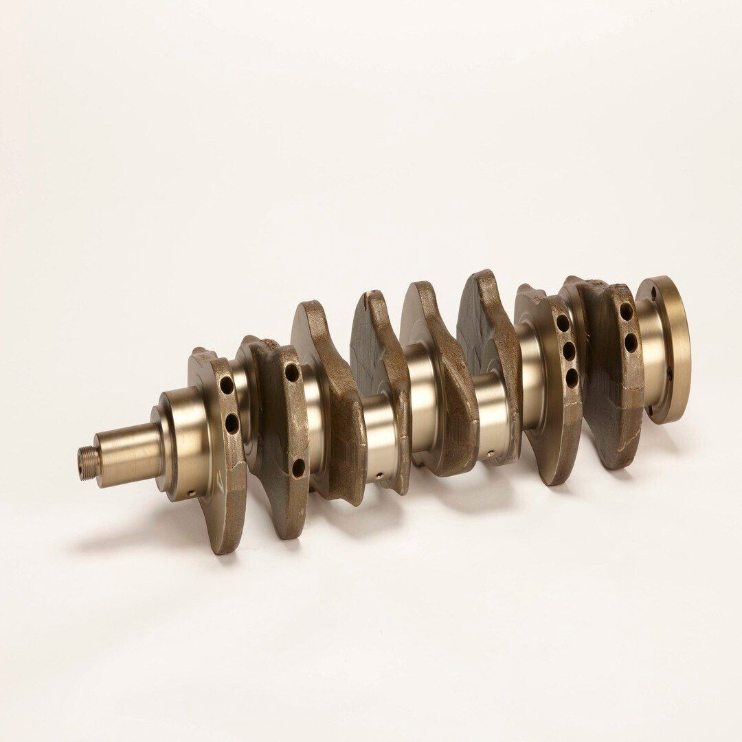 image of crankshaft a car engine parts